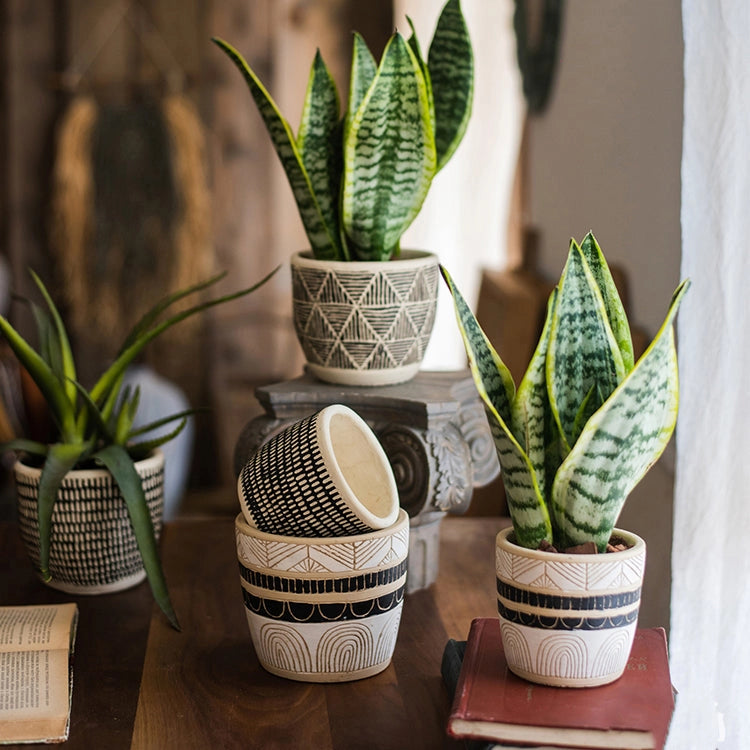 Jardinière géométrique