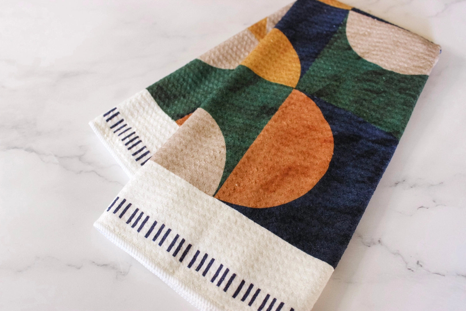 Torchon à vaisselle Geo Boho Colorblock - 16''x24''